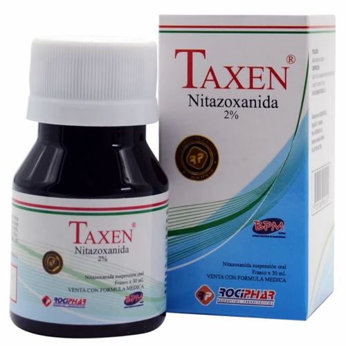 Taxen Nitazoxanida Frasco X 30 Ml Suspensión Rociphar