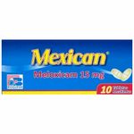 Mexican Meloxicam 15 mg 10 Tabletas Oral