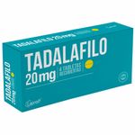 Tadalafilo 20 Mg Caja X 4 Tabletas Laproff