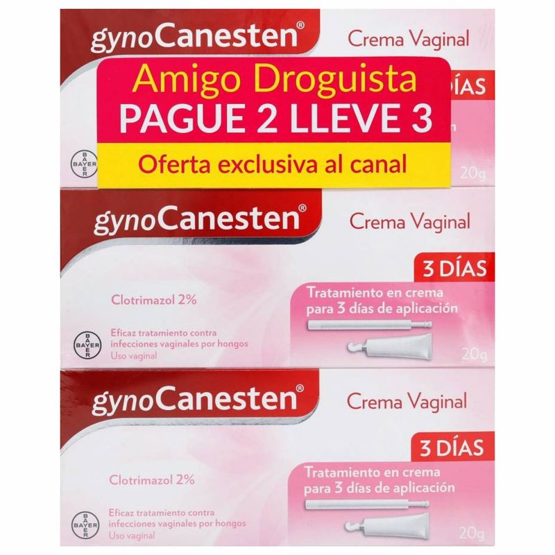 Gynocanesten Crema Pague2Lleve3 20 g Bayer