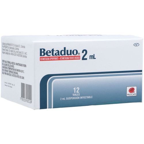 Betaduo 2 Ml Suspensión Inyectable Caja X 12 Ampolla Procaps