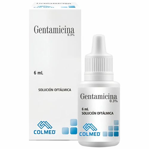 Gentamicina 0.3% Frasco X 6 Ml Solución Oftálmico Colmed