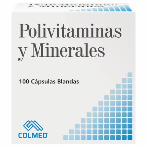 Polivitaminas Y Minerales Caja X 100 Cápsulas Colmed