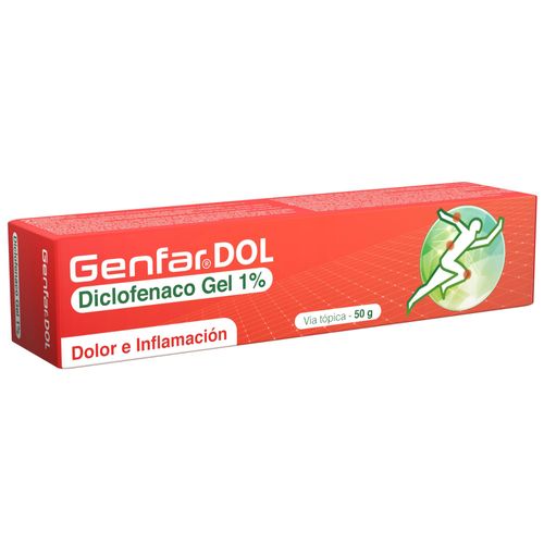 Diclofenaco Gel 1% Tubo X 50 Gr Genfar