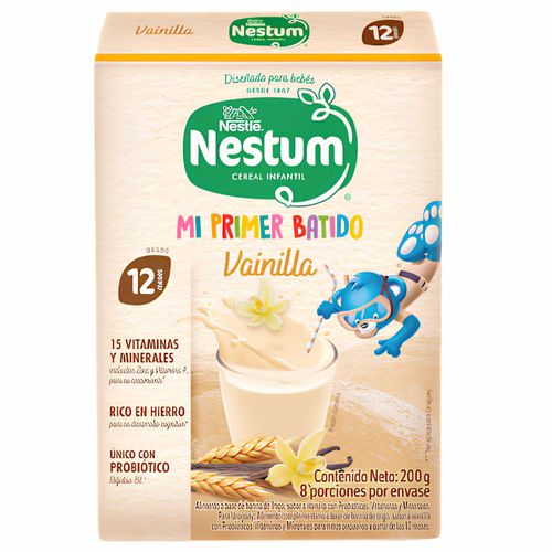 Cereal Infantil Nestum Vainilla En Polvo Caja X 200 Gr Nestle