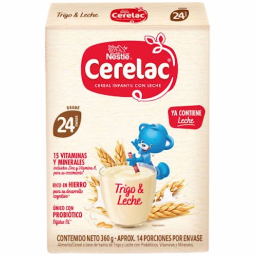 Cereal Infantil Nestum Cerelac En Polvo Caja X 360 Gr Nestle