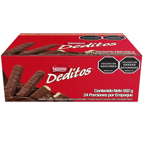 Deditos De Chocolate Display X 24 Unidades 23 Gr Nestle