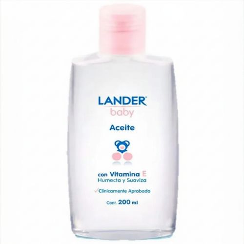 Aceite Para Bebé Frasco X 200 Ml Lander