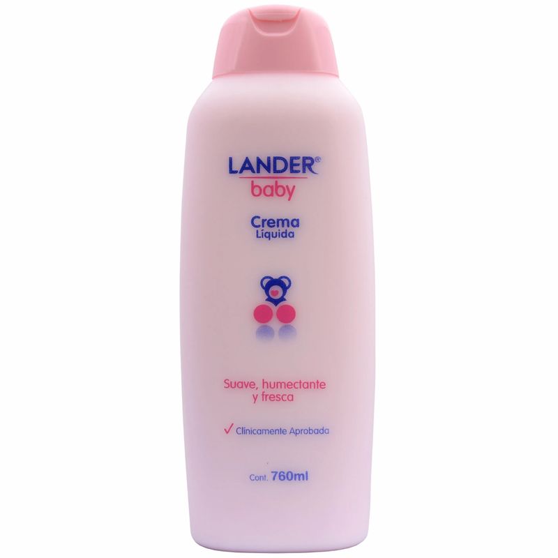 Crema Líquida Lander Para Bebé Frasco X 760 Ml