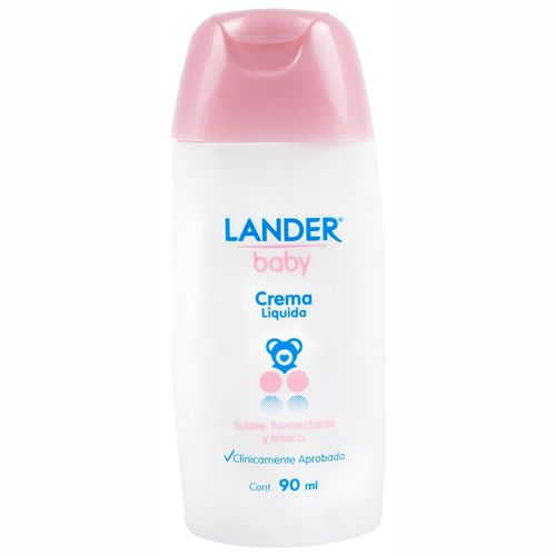 Crema Líquida Lander Para Bebé Frasco X 90 Ml