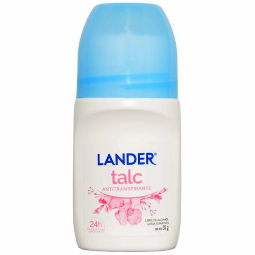 Desodorante Lander Roll On Talco Frasco X 55 Gr