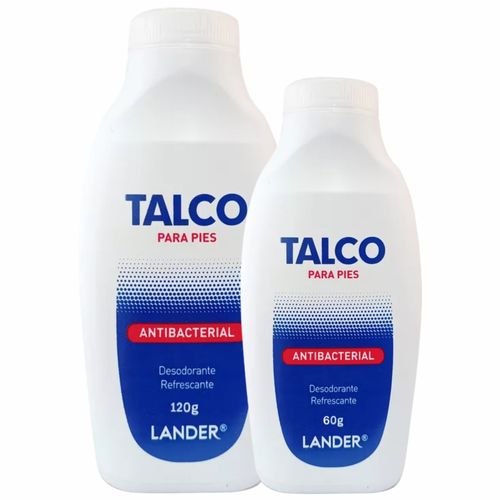 Talco Lander Sport Tarro X 120 Gr + Tal Lander Sport 60 Precio Especial