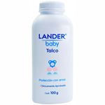 Talco Lander bebé frasco x100 gr suave