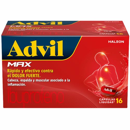 Advil Max Frasco 16 Cápsulas