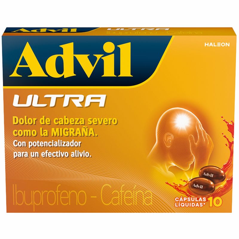 Advil Ultra caja x10 comprimidos orales