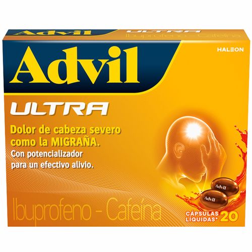 Advil Ultra Frasco X 20 Cápsulas