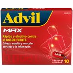 Advil Max Caja X 10 Cápsulas Líquidas