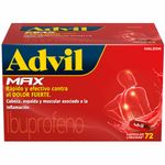 Advil Max caja x72 cápsulas acción prolongada