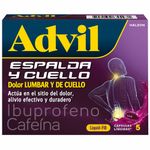 Advil Alivio Espalda y Cuello Caja x 5 Cápsulas