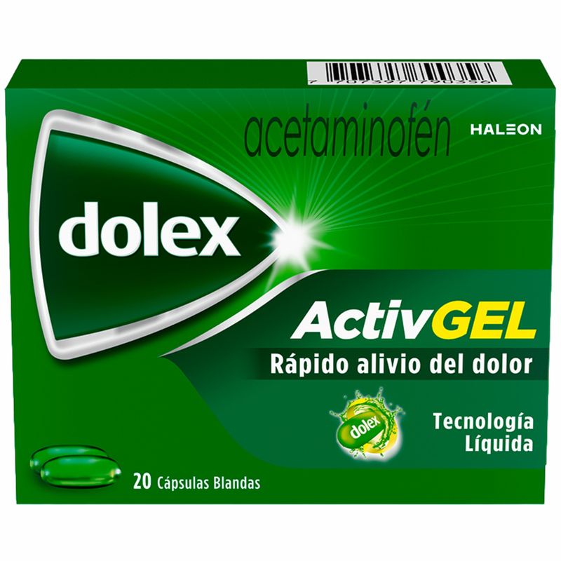 Dolex Activgel caja x20 cápsulas orales
