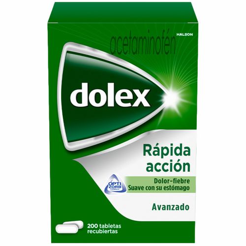 Dolex Avanzado 500 Mg Caja X 200 Tabletas Gsk