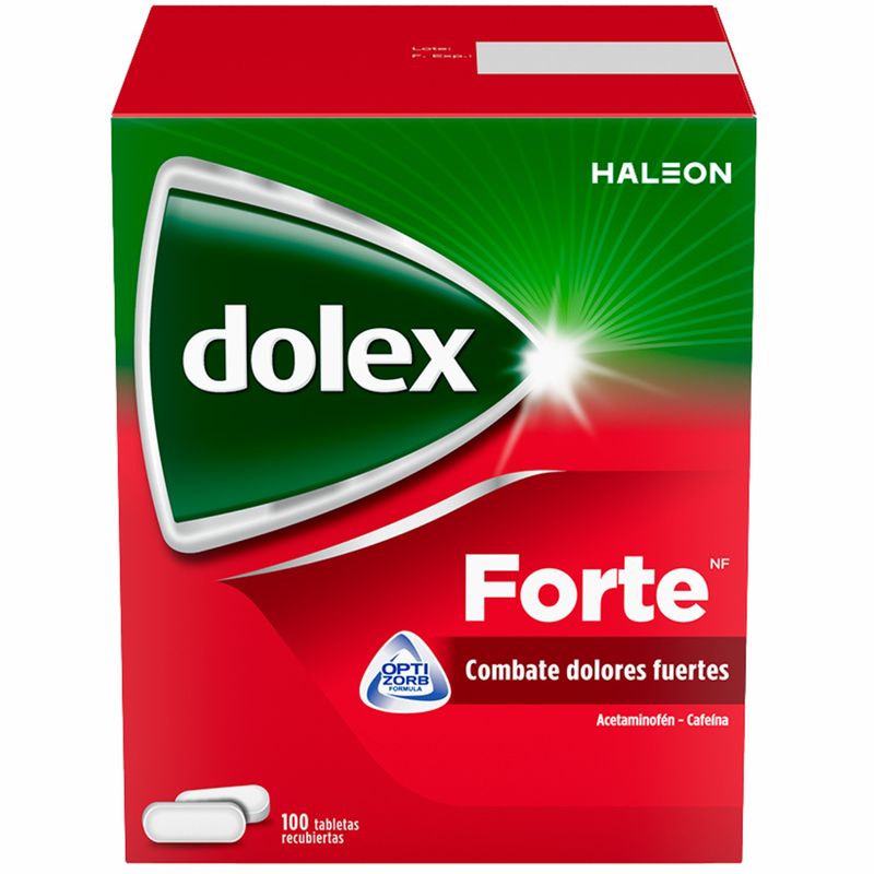 Dolex Forte Cafeína 100 Tabletas GSK Oral