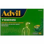 Advil Teens caja x36 cápsulas marca GSK