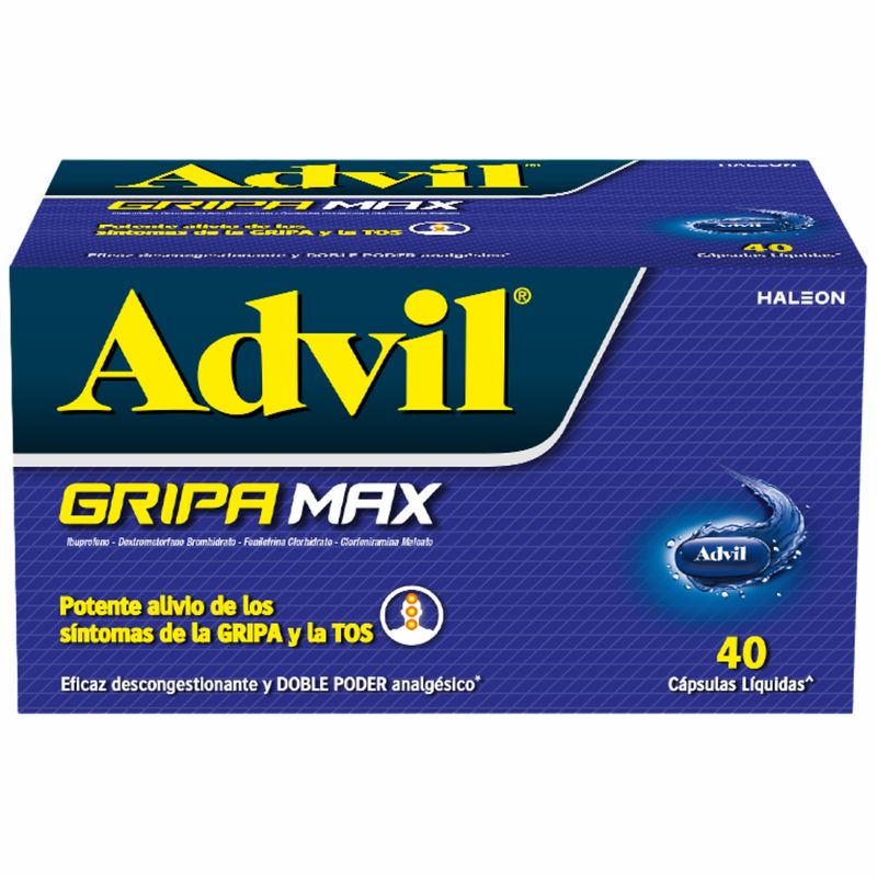 Advil Gripa Max 400 Mg Caja X 40 Capsulas Gsk