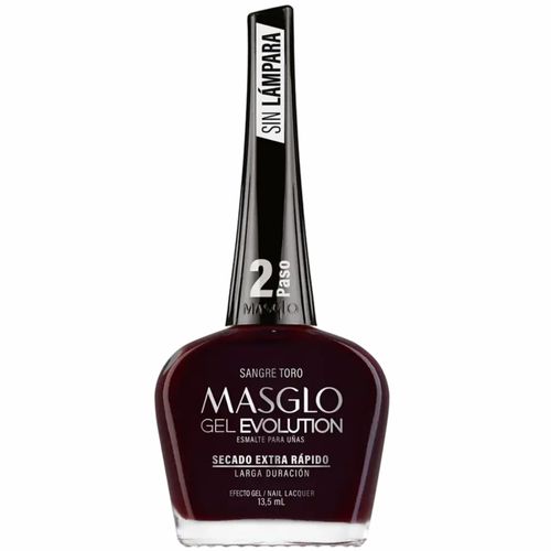 Esmalte Masglo Sangre Toro Frasco X 13,5Ml Gel Evolution Masglo