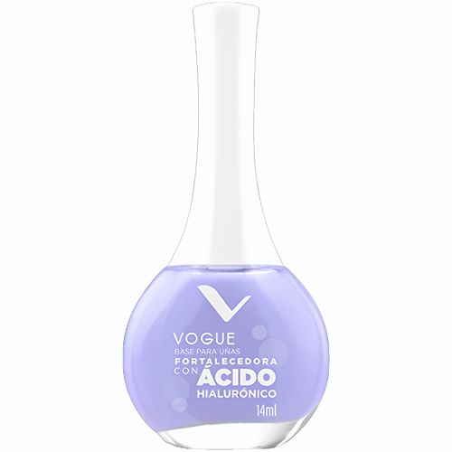 Base Unas Vogue Fortalecedora Ácido Hialurónico X14Ml