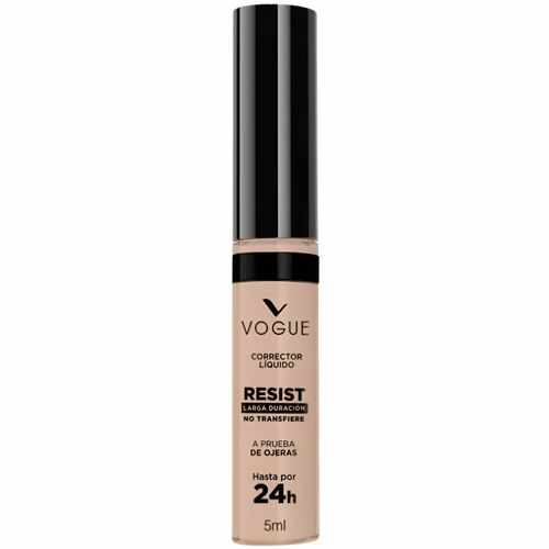 Corrector Líquido Vogue Vogue Resist Prueba De Ojeras Natural 5 Ml