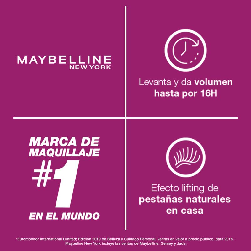 Pestañina Falsies Lash Lift Lavable X 8.6