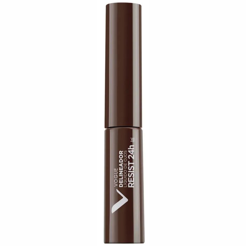 Delineador Líquido Vogue Resist Café X 4 ml
