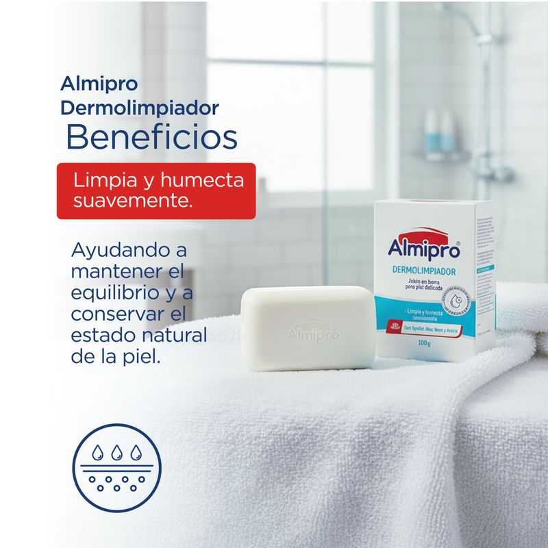 Jabón Dermolimpiador Almipro 100 g Rx
