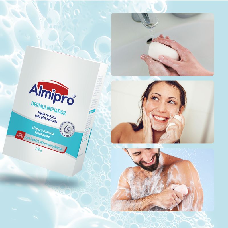 Jabón Dermolimpiador Almipro 100 g Rx