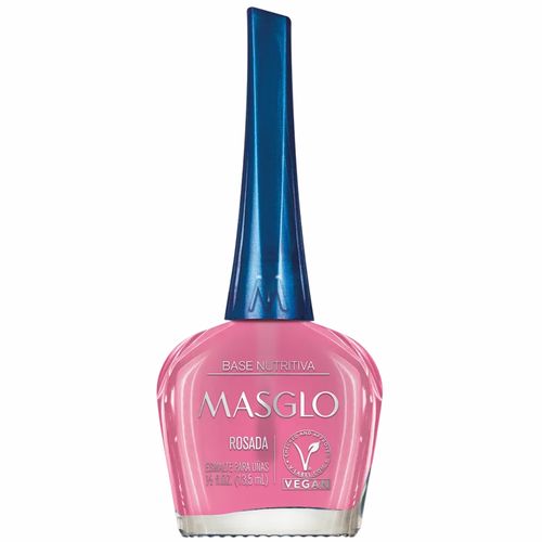 Base Para Uñas Nutritiva Rosada Frasco X 13.5 Ml Masglo