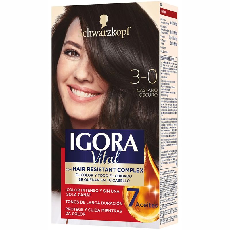 Igora Vital Castaño Oscuro 3-0 Tinte 50 Ml