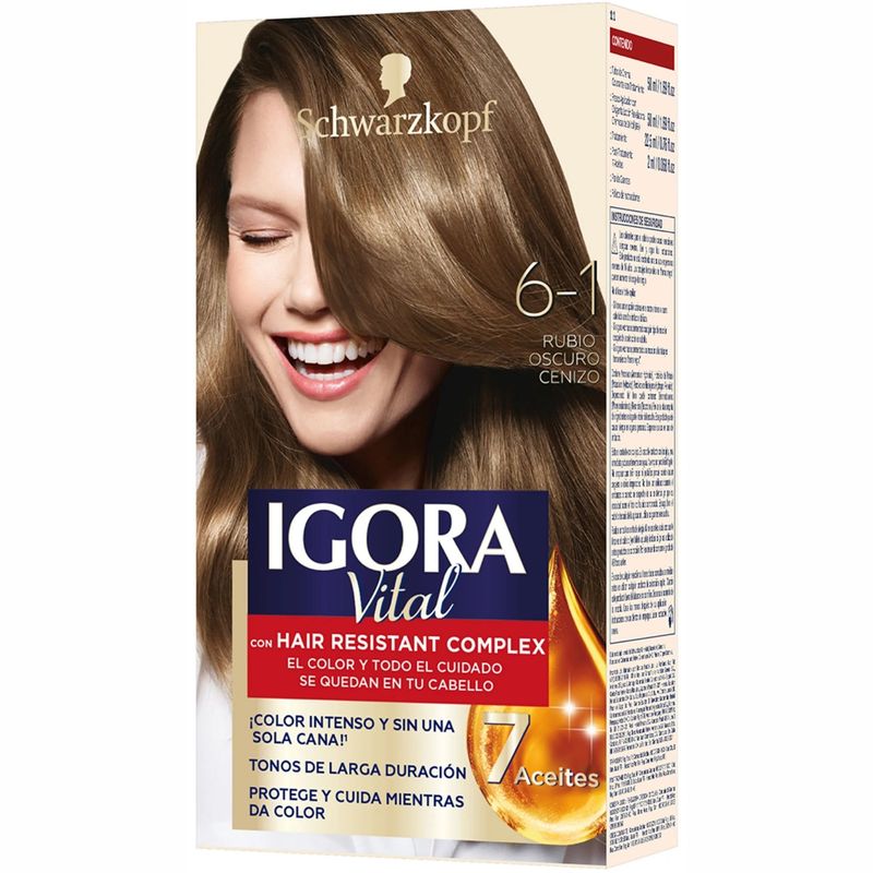 Igora Vital Rubio Oscuro Cenizo 6-1 50 Ml