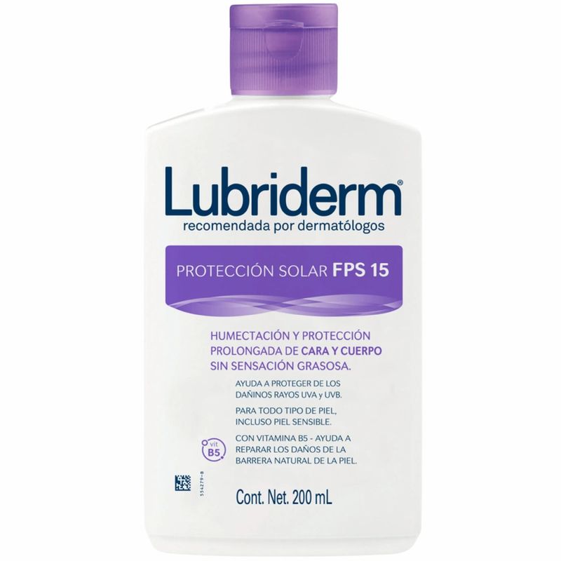 Lubriderm UV SPF 15 Crema Líquida 200 Ml
