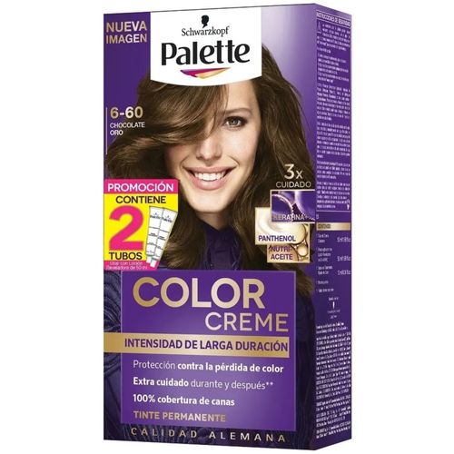 Tinte Palette Intensive Cc Chocolate Oro Doble Tubo X 6-60 Henkel