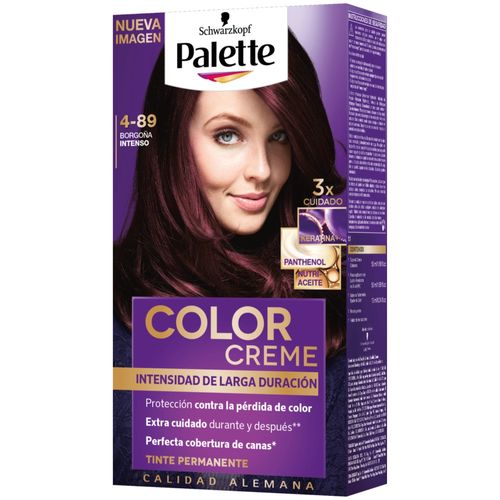 Tinte Palette Intensive Cc Borgona Intenso Doble Tubo X 4-89 Henkel