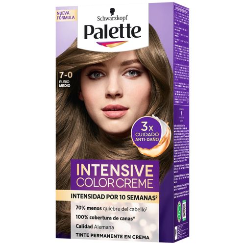Tinte Palette Intensive Cc Rubio Medio Doble Tubo X 7-0 Henkel