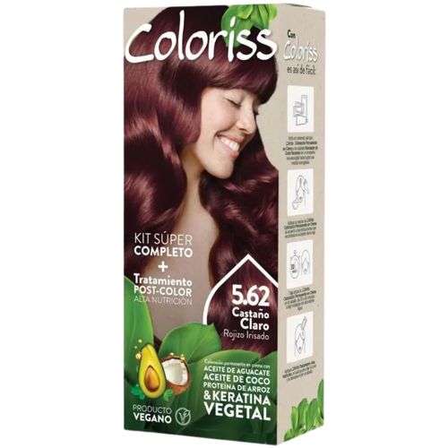 Tinte Coloriss Castaño Claro Rojizo Iriz Estuche 5.62 Recamier