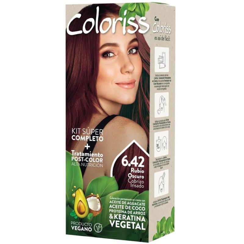 Tinte Coloriss Rubio Cobrizo Iri 6.42 Recamier