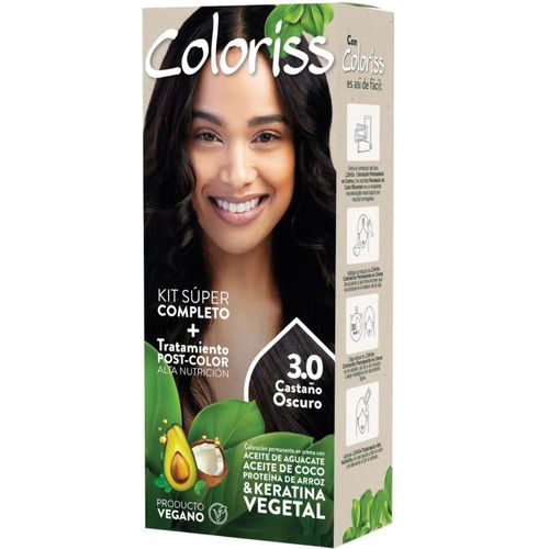 Tinte Coloriss Kit X 50 Gr 3.0 Tratamiento Nutrix Recamier