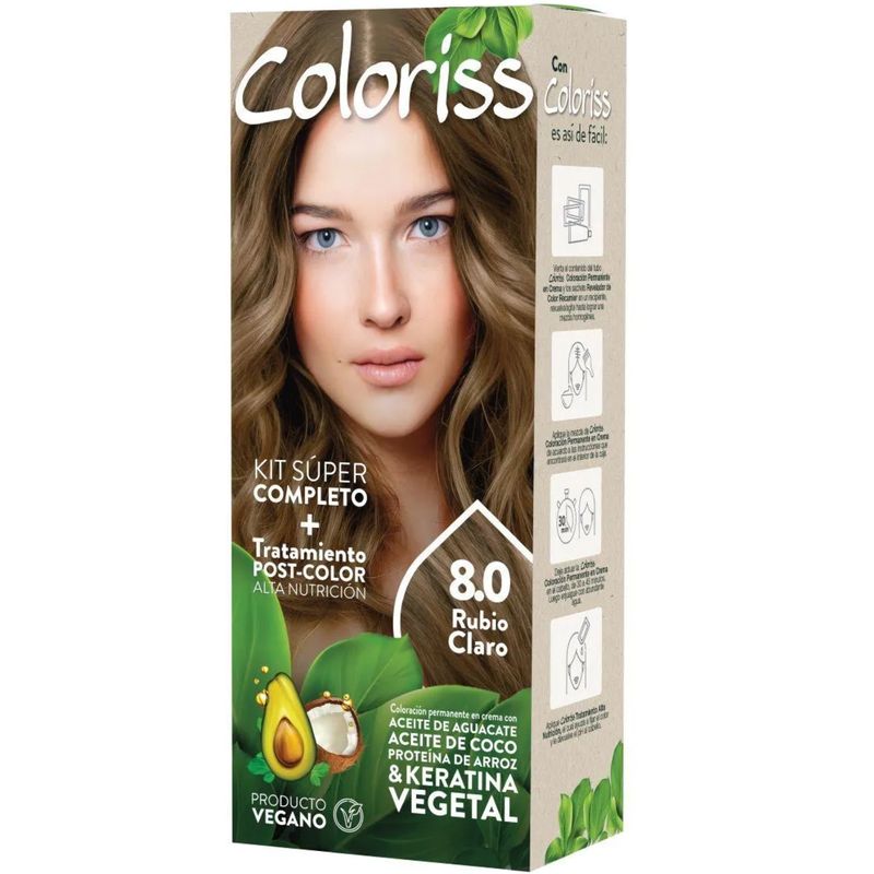 Tinte Coloriss Kitx50G 8.0 Tto Nutrix Recamier