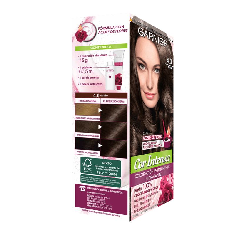 Nutrisse Color Intensa Castaño 4.0 Loreal