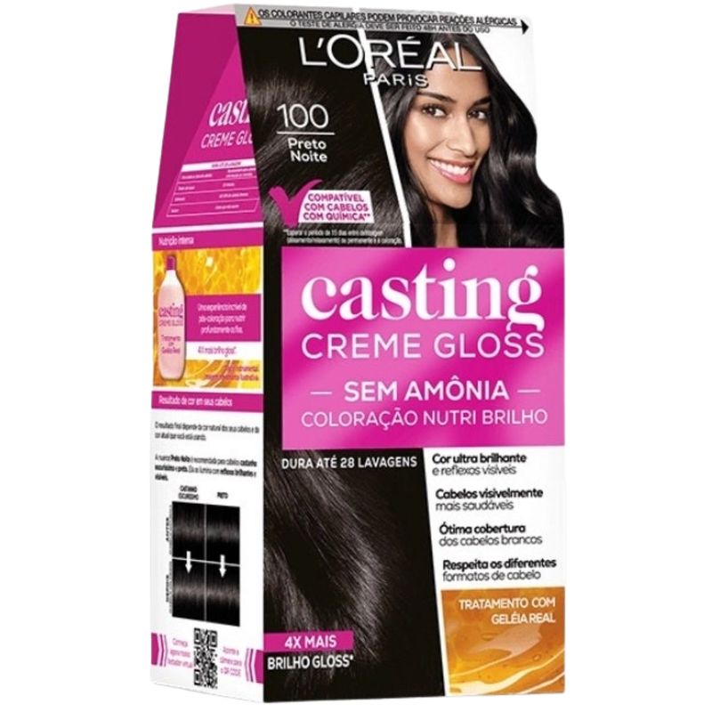 Casting Creme Gloss Negro 100 Caja 45 Gr