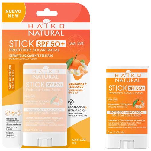 Protector Solar Facial en Barra Haiko SPF 50+ Stick x 13 g