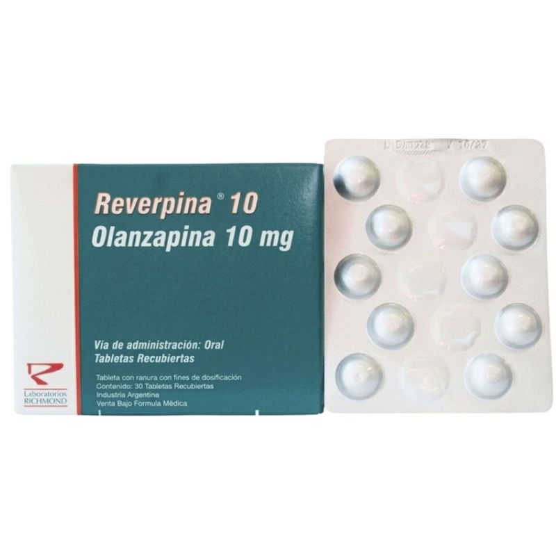 Reverpina Antipsicótico 10 Mg x 30 Tabletas